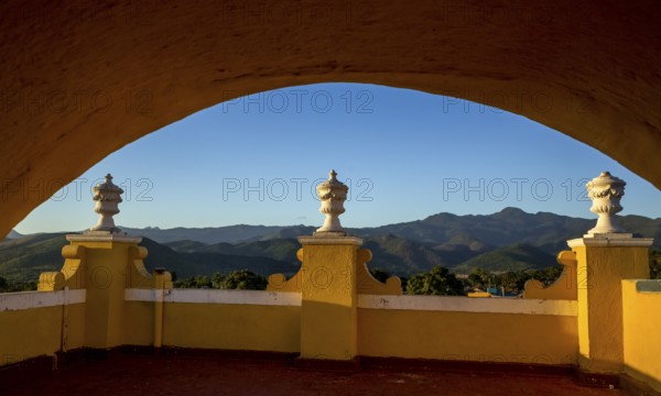 View of the city of Trinidad from the bell tower of the Convento de San Francisco de Asis church,