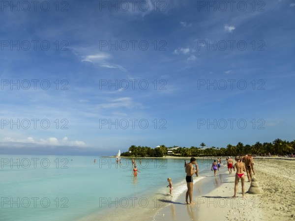 On the tourist beach of Varadero Hotel PARADISUS VARADERO RESORT SPA, Caribbean, Varadero, Cuba,