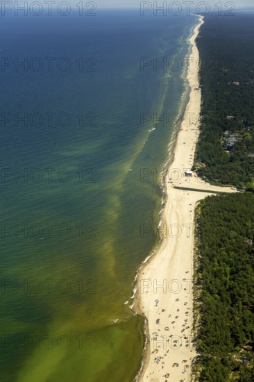 Bathers, Niechorze, Horst seaside resort, beach, Baltic Sea beach, Baltic Sea coast, Wojewóüdztwo