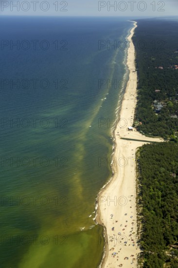 Bathers, Niechorze, Horst seaside resort, beach, Baltic Sea beach, Baltic Sea coast, Wojewóüdztwo