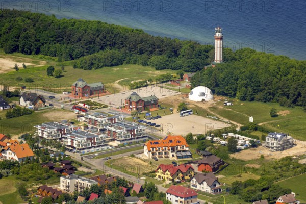 Gmina Karnice, with lighthouse at the Baltic Sea, Warnitz, Baltic Sea coast, Województwo