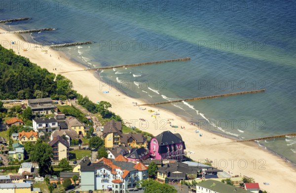 Bathers, Niechorze, Horst seaside resort, beach, Baltic Sea beach, Baltic Sea coast, Wojewóüdztwo
