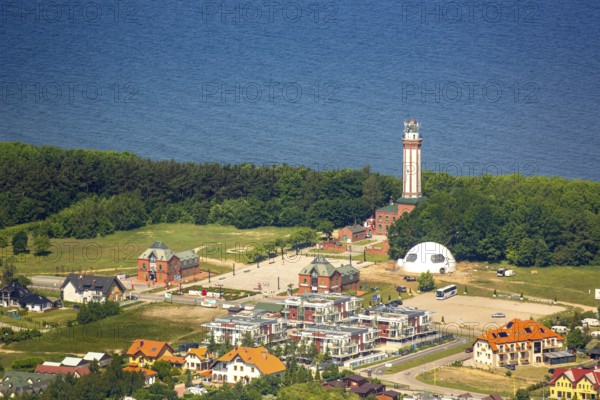 Gmina Karnice, with lighthouse at the Baltic Sea, Warnitz, Baltic Sea coast, Wojewóüdztwo