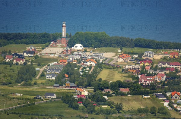 Gmina Karnice, with lighthouse at the Baltic Sea, Warnitz, Baltic Sea coast, Województwo