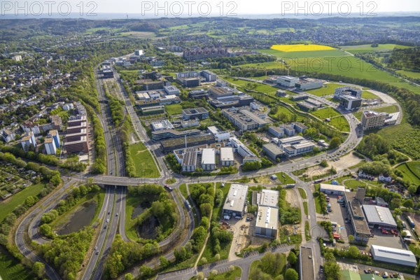 Aerial view, Rheinisch-Westfälische Technische Hochschule Aachen, University RWTH Campus Melaten