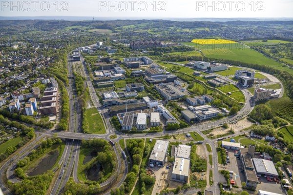 Aerial view, Rheinisch-Westfälische Technische Hochschule Aachen, University RWTH Campus Melaten