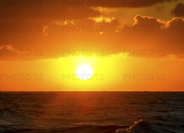 Varadero beach in the PARADISUS VARADERO RESORT SPA hotel complex with sunset, Varadero, Cuba,