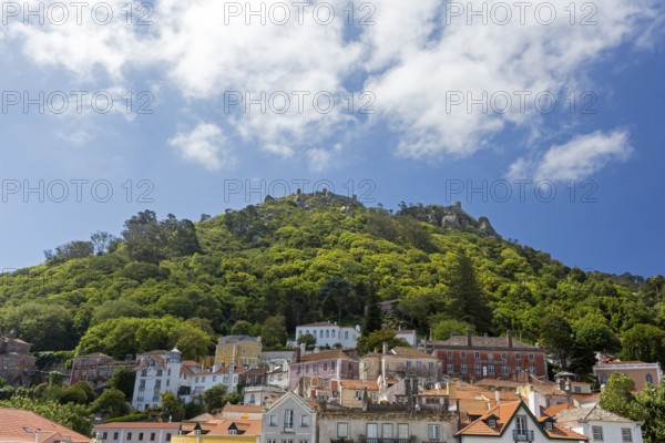 Castelo dos Mouros, Moorish Fortress, Sintra Cascais Natural Park, Grande Lisboa, Lisbon Region,
