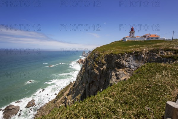Atlantic coast, Cabo da Roca, westernmost point of the continent of Europe, Lisbon coast, São João