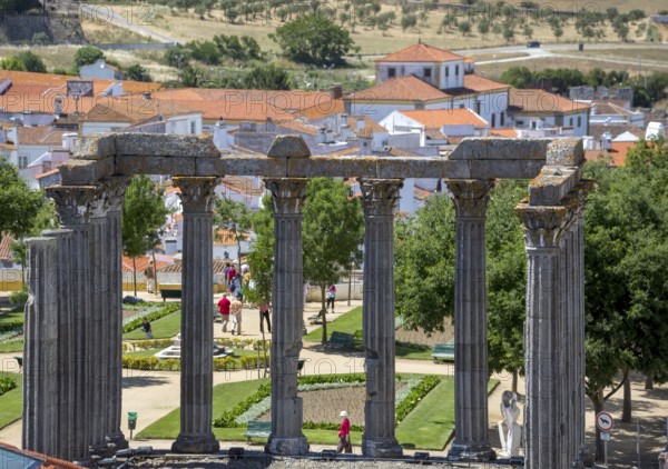 The Temple of Diana in Evora, Evora, Évora district, Portugal
