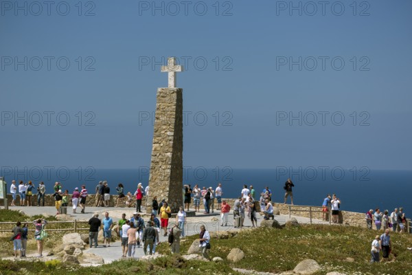 Atlantic coast, Cabo da Roca, westernmost point of the continent of Europe, Lisbon coast, São João