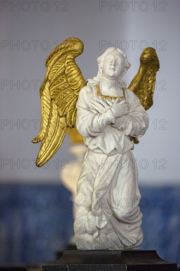 Angel with Golden Wings, Capela dos ossos parede, Chapel of the Bones, Chapel of the Bones, Ossuary