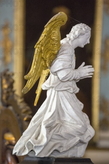 Angel with Golden Wings, Capela dos ossos parede, Chapel of the Bones, Chapel of the Bones, Ossuary