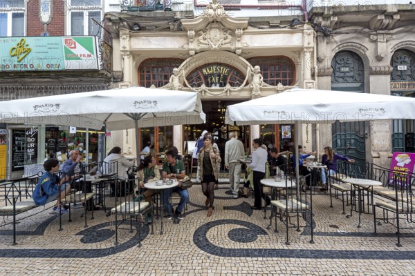Café Majestic, art nouveau cafe, tavern, restaurant, Oporto, Porto district, Portugal, Europe,