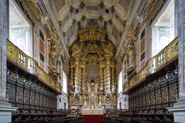 Chancel, Da Sé Cathedral, Barredo Quarter, UNESCO World Heritage Site, Oporto, Porto District,