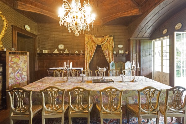 Salon, Casa de Sezim, Grande Escolha winery in the Minho region, the garden of Portugal,