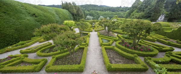Baroque garden, palace gardens, Casa de Mateus, palace with large gardens, Arroios, Vila Real