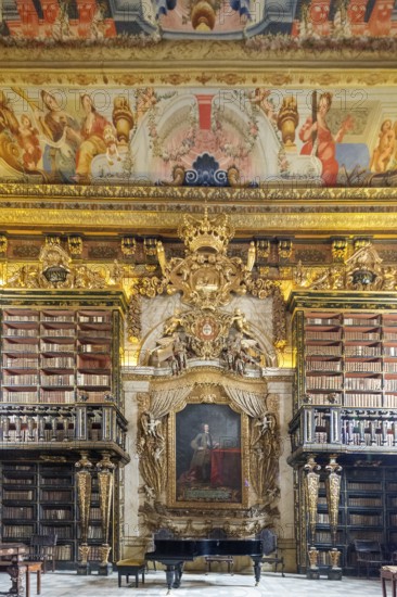 Biblioteca Joanina, historical university library, University of Coimbra, Coimbra, Coimbra