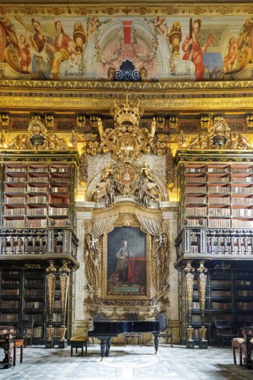Biblioteca Joanina, historical university library, University of Coimbra, Coimbra, Coimbra