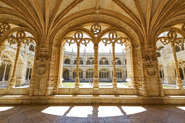 Manueline Cloister of Joao de Castilhos, Mosteiro dos Jerónimos, UNESCO World Heritage Site,