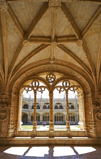 Manueline Cloister of Joao de Castilhos, Mosteiro dos Jerónimos, UNESCO World Heritage Site,