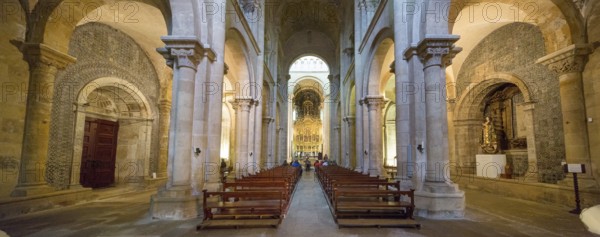Old Cathedral (Sé Velha) in the historic centre of Coimbra, Coimbra, Coimbra district, Portugal,