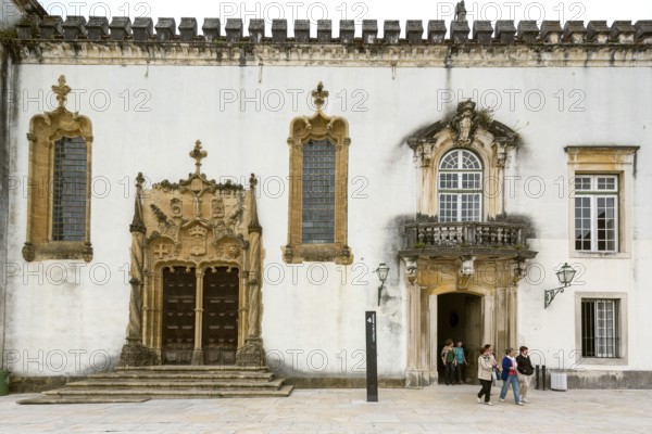 Manueline Portal of the Capela de Sao Miguel, University of Coimbra, Coimbra, District of Coimbra,