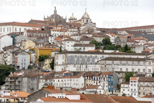 Coimbra old town, Coimbra, Coimbra district, Portugal, Europe, aerial view, birds-eyes view,
