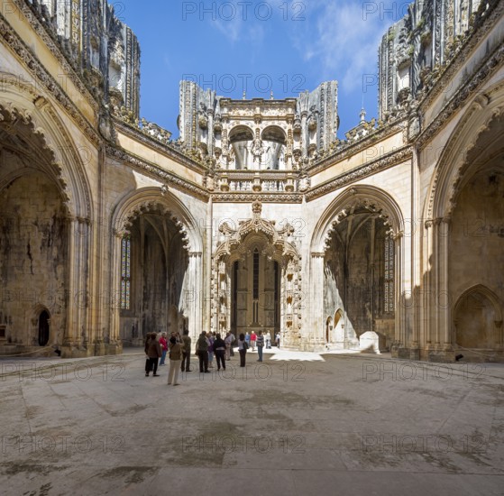 Capelas Imperfeitas, the octagonal mausoleum, Monastery of Santa Maria da VitÃüria, UNESCO World
