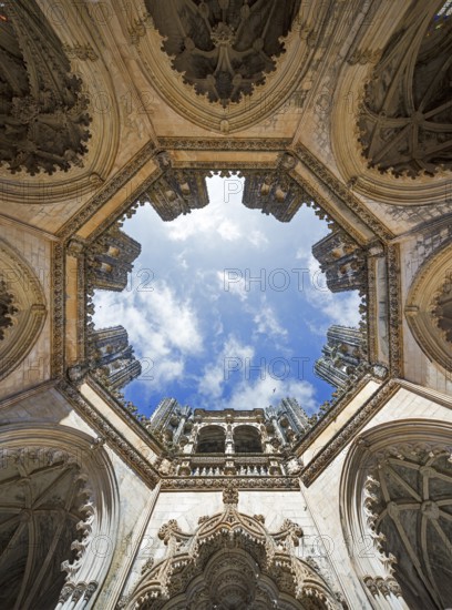 Capelas Imperfeitas, the octagonal mausoleum, Monastery of Santa Maria da VitÃüria, UNESCO World