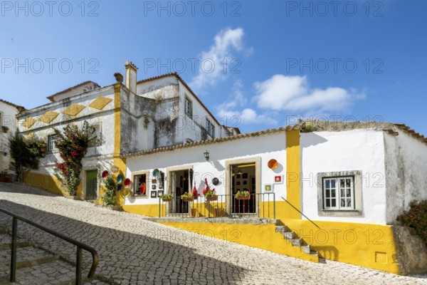Within the castle walls lie Malrean alleys, picturesque small town of Obidos, Ãbidos, Leiria
