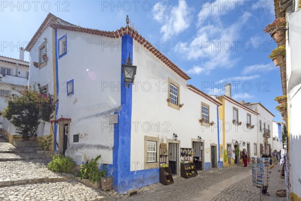 Within the castle walls lie Malrean alleys, picturesque small town of Obidos, Ãbidos, Leiria