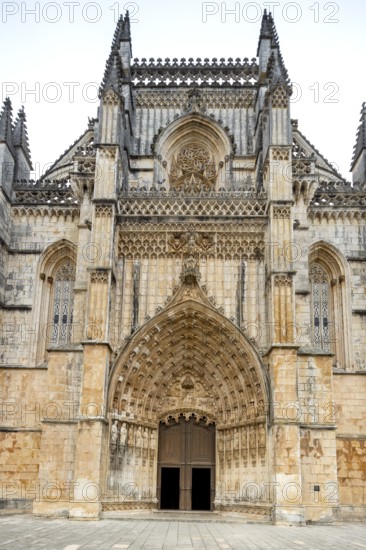 Monastery of Santa Maria da VitÃüria, UNESCO World Heritage Site, main portal with four-winged
