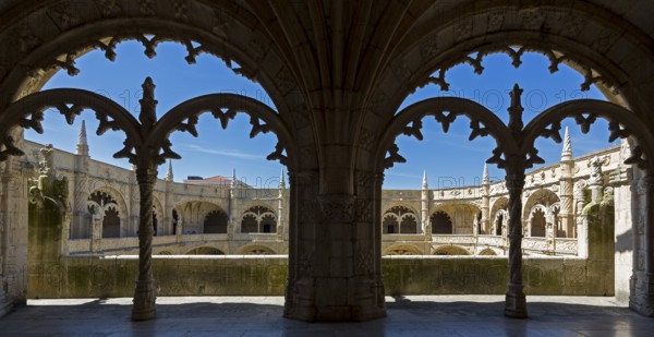 Manueline Cloister of Joao de Castilhos, Mosteiro dos Jerónimos, UNESCO World Heritage Site,
