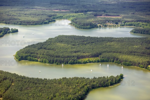 KoÅ'cierzyna, Pomerelia, Vistula Pomerania, Lakeland, forests, lakes, sailing boats, pomorskie,