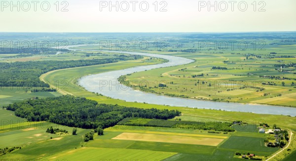 Malbork, river Nogat, south-west of the city of Marienburg, pomorskie, Poland, Matowy Male, Baltic