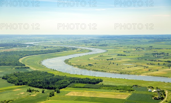 Malbork, river Nogat, south-west of the city of Marienburg, pomorskie, Poland, Matowy Male, Baltic