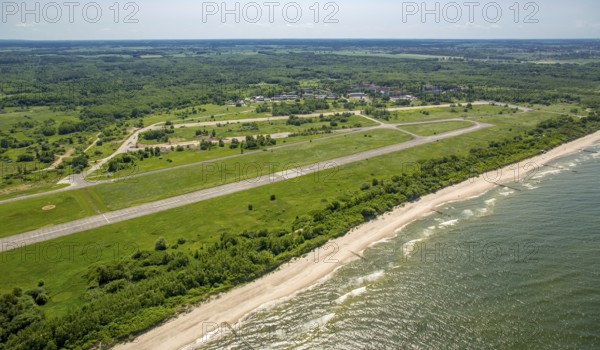 Airfield Lotnisko KoÅ'obrzeg-Bagicz, KoÅ'obrzeg, Baltic Sea coast, Województwo zachodniopomorskie,