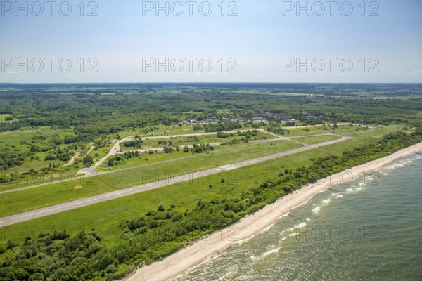 Airfield Lotnisko KoÅ'obrzeg-Bagicz, KoÅ'obrzeg, Baltic Sea coast, Województwo zachodniopomorskie,