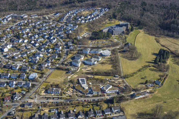 Aerial view, Convent of the Franciscan Sisters of Perpetual Adoration, Residential area on