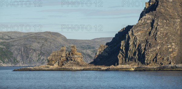 Finnkjerka rock formation, Kjøllefjord, Finnmark, Norway, Scandinavia, Europe, adventure trip,