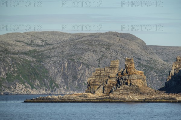 Finnkjerka rock formation, Kjøllefjord, Finnmark, Norway, Scandinavia, Europe, adventure trip,