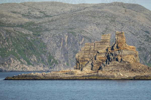 Finnkjerka rock formation, Kjøllefjord, Finnmark, Norway, Scandinavia, Europe, adventure trip,