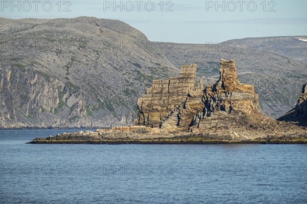 Finnkjerka rock formation, Kjøllefjord, Finnmark, Norway, Scandinavia, Europe, adventure trip,