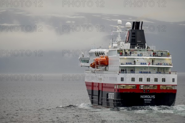 Ship MS Nordlys, Nord-Lenangen, Troms, Norway, Scandinavia, Europe, adventure travel, tourism,