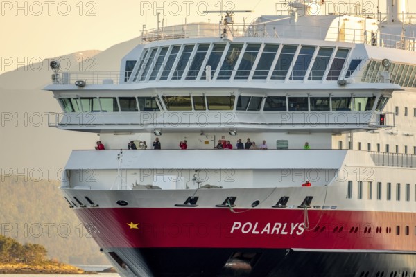 Ship MS Polarlys, harbour Molde, Møre og Romsdal, Norway, Scandinavia, Europe, adventure trip,