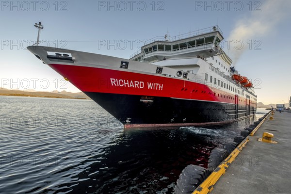 Ship MS Richard With, harbour Molde, Møre og Romsdal, Norway, Scandinavia, Europe, adventure trip,
