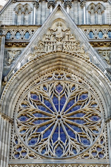 Nidaros Cathedral, cathedral, west façade, Trondheim, Trøndelag, Norway, Scandinavia, Europe,