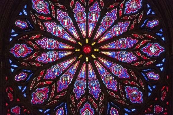Nidaros Cathedral, cathedral, stained glass window, rose window, Trondheim, Trøndelag, Norway,