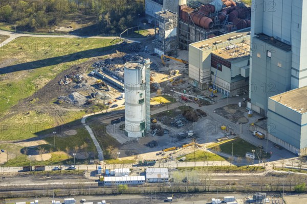 Aerial photo, RWE Generation SE Gersteinwerk power plant, Stockum, Werne, Ruhr area, North